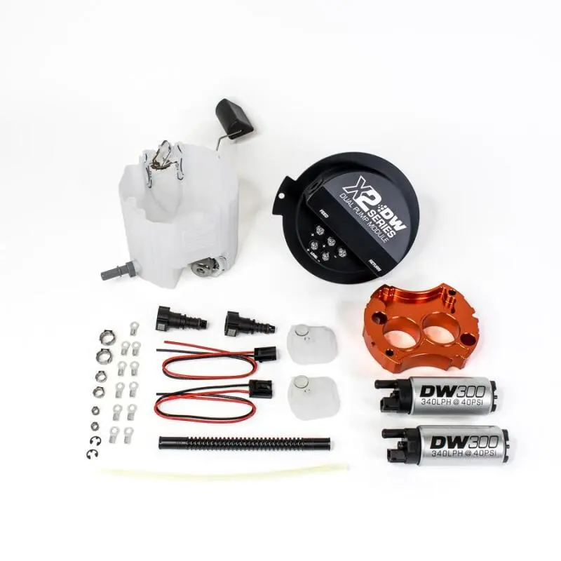 Deatschwerks 10-15 Chevy Camaro Ls 3.7 V6/ Ss Ls3 X2 Series Fuel Pump Module W 2 Dw300s 1