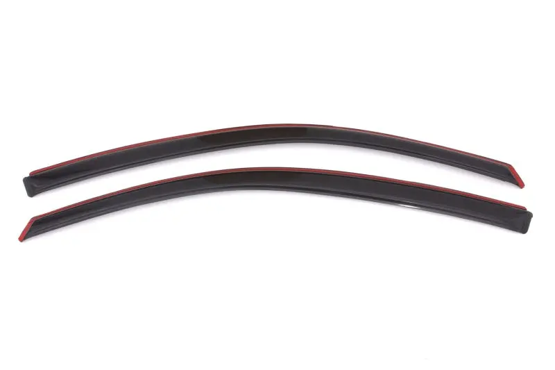 Avs 13-17 Honda Accord Coupe Ventvisor In-Channel Window Deflectors 2Pc - Smoke 2