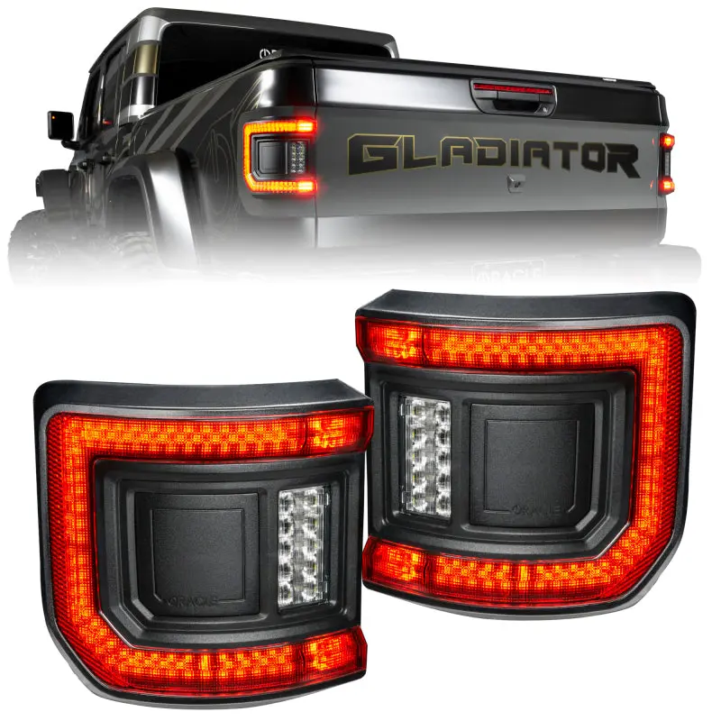Oracle 2020+ Jeep Gladiator Jt Flush Mount Led Tail Lights -  Tinted Lens 1