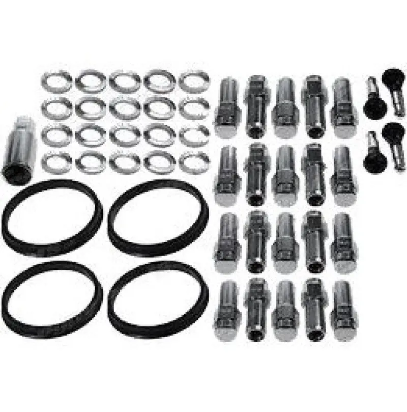 Race Star 14Mm X 1.5 1.38In. Shank W/ 7/8In. Head Closed End 15+ Mustang Lug Kit - 20 Pk 1