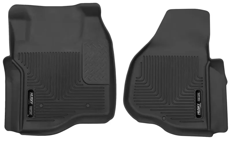 Husky Liners 11-12 Ford F250/F350/F450 Series Reg/Super/Crew Cab X-Act Contour Black Floor Liners 1