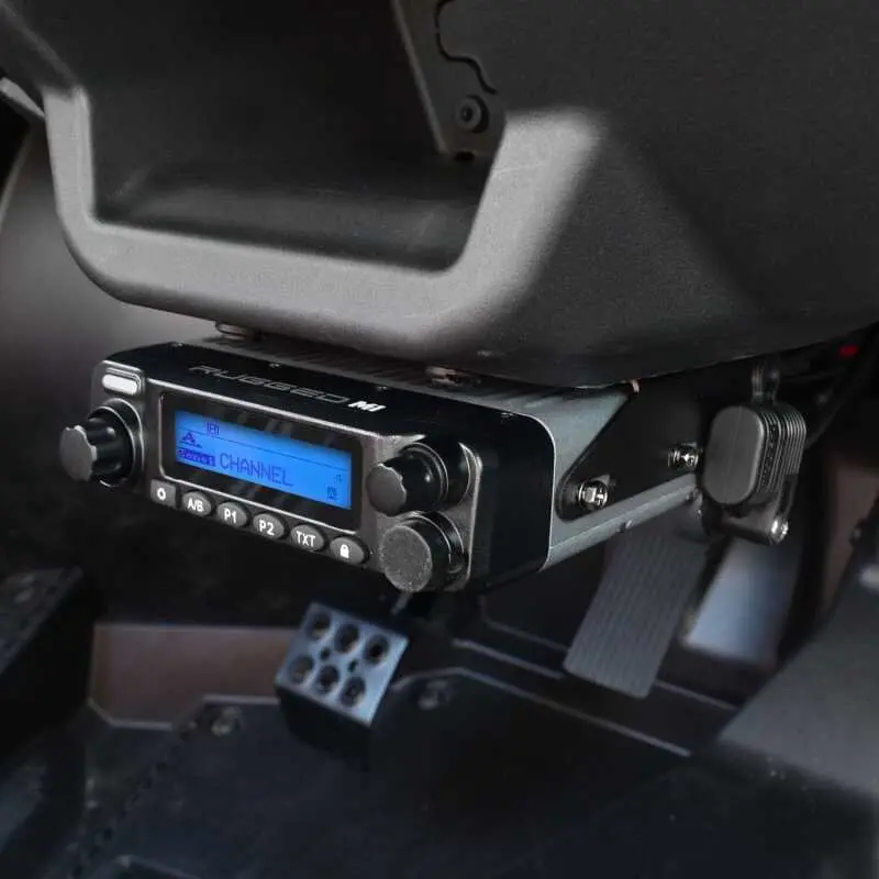 Rugged Radios Polaris Rzr Xp Comp Comm Kit W/ Rocker Switch Bt 2-Way Radio Stx Remote Head/ G1 Gmrs 1