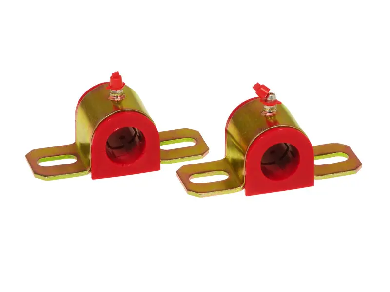 Prothane Universal Greasable Sway Bar Bushings - 26Mm - Type B Bracket - Red 1