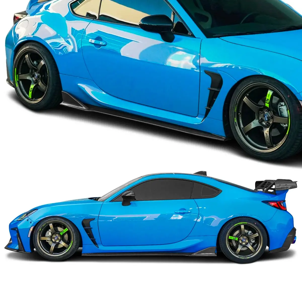 Toyota Gr86 Carbon Fiber Side Skirts - Adro 1