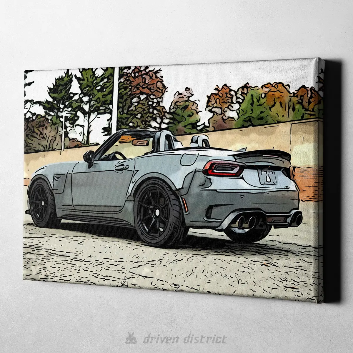 Custom Car Portrait Canvas – Upload Your Vehicle Photo