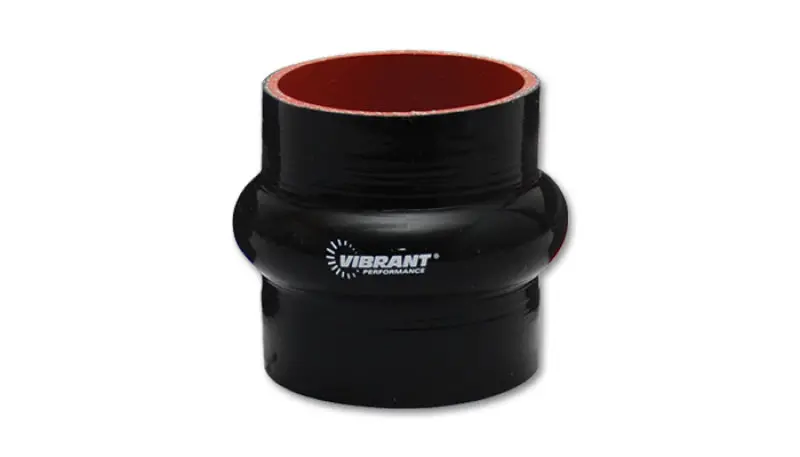 Vibrant Silicone Hump Hose Coupler 3.125In Id X 3.00In Long - Black 2