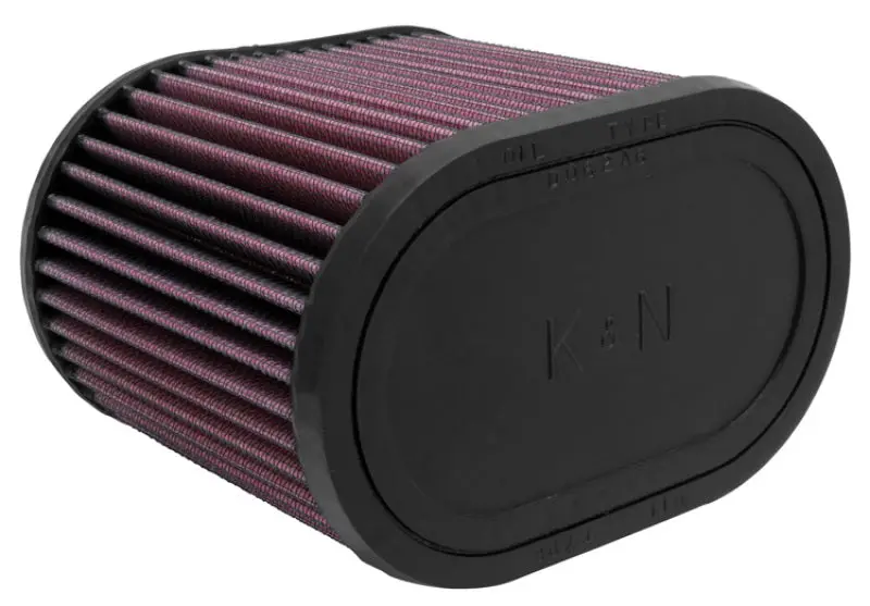 K&N Universal Oval Clamp-On Air Filter 2-3/4In Flange 6-1/4In Length 4In Width 5In Height 2
