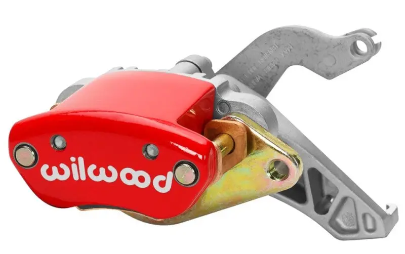 Wilwood Caliper-Mc4 Mechanical-L/H - Red W/ Logo 1.19In Piston .81In Disc 1