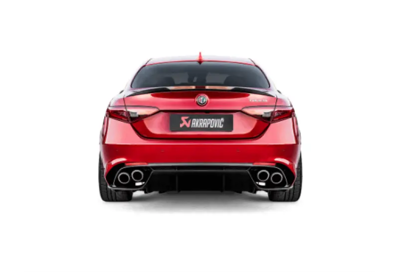 Akrapovic 17-19 Alfa Romeo Giulia Quadrifoglio Evolution Line Cat Back (Titanium) 2
