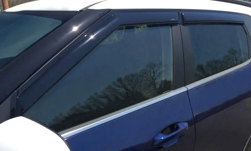 Avs 21-22 Kia Seltos Ventvisor Outside Mount Window Deflectors 4Pc - Smoke 2