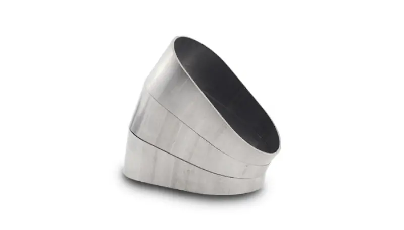Vibrant Horizontal 304 Ss Oval Pie Cuts 3.5In Od Tight 45 Degree Elbow 2