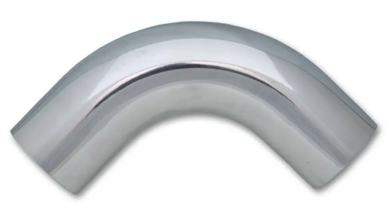 Vibrant 2.25In O.D. Universal Aluminum Tubing (90 Degree Bend) - Polished 2