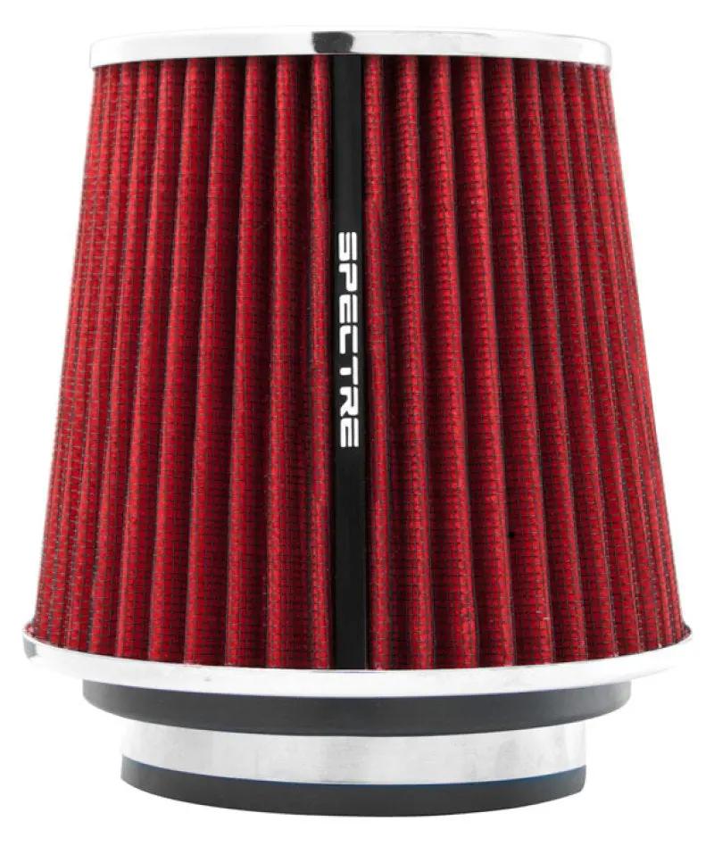 Spectre Adjustable Conical Air Filter 5-1/2In. Tall (Fits 3In. / 3-1/2In. / 4In. Tubes) - Red 2