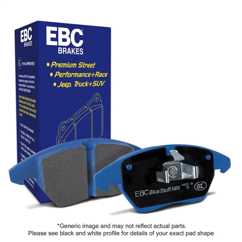 Ebc 2015+ Ford Mustang (6Th Gen) 2.3L Turbo (Gt Package) Bluestuff Front Brake Pads 2