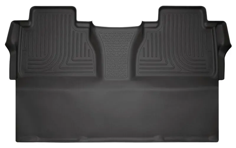 Husky Liners 14-15 Toyota Tundra Crewmax Cab Pickup Weatherbeater Black 2Nd Seat Floor Liners 1