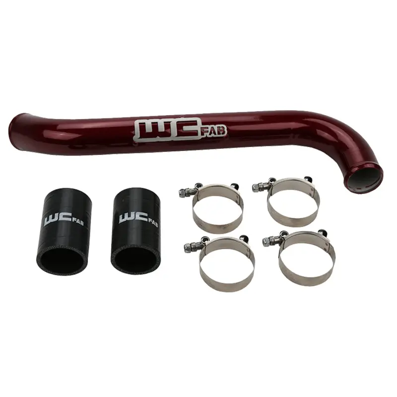 Wehrli 17-19 Chevrolet 6.6L L5p Duramax Upper Coolant Pipe - Wcfab Red 1