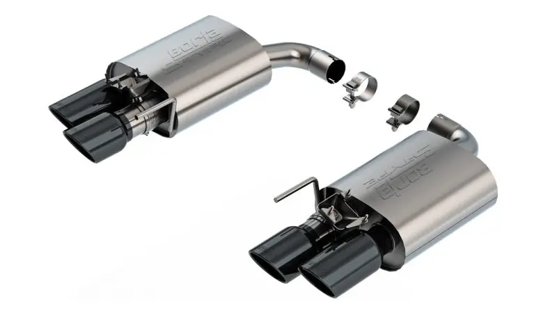 Borla 2024 Ford Mustang Gt 5.0L V8 W/ Active Exhaust S-Type Axle-Back Exhaust System - Black Chrome 1