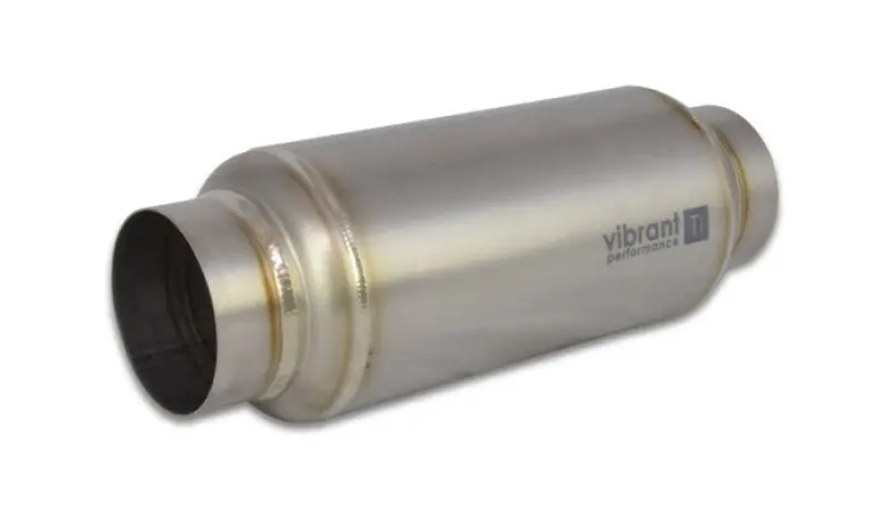 Vibrant Titanium Resonator 2.5In. Inlet / 2.5In. Outlet X 12In. Long 2