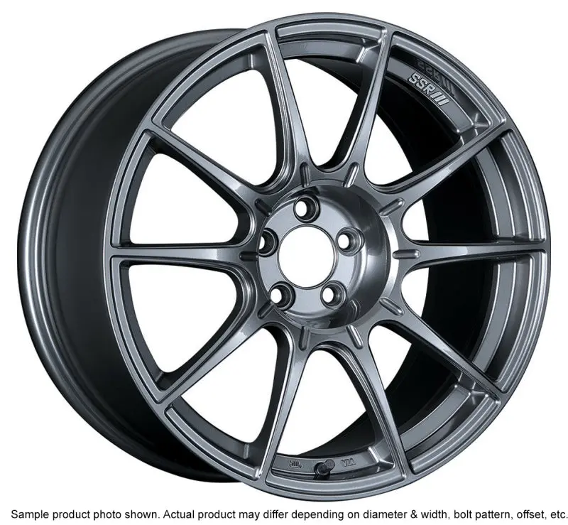 Ssr Gtx01 19X9.5 5X120 +38Mm Offset Dark Silver Wheel 1