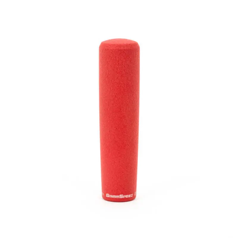 Grimmspeed Tallboy Shift Knob Aluminum Red - M12x1.25 1