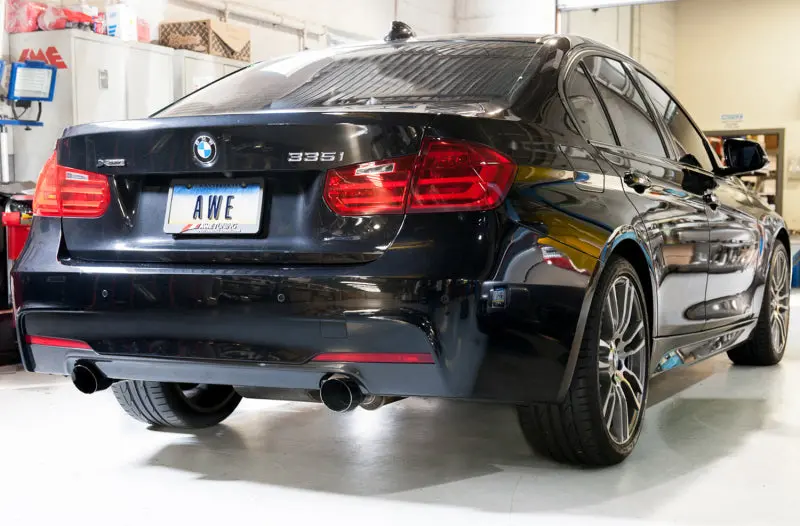 Awe Tuning Bmw F3x 335I/435I Touring Edition Axle-Back Exhaust - Diamond Black Tips (102Mm) 2