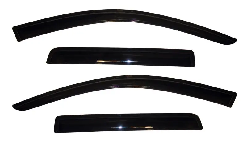 Avs 11-18 Mitsubishi Outlander (Excl. Sport) Ventvisor Outside Mount Window Deflectors 4Pc - Smoke 2