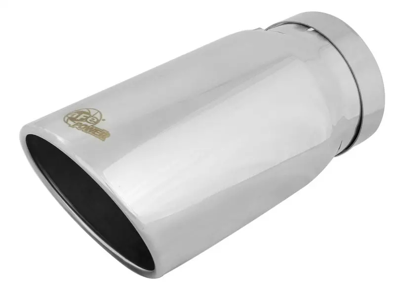 Afe Universal Bolt On Exhaust Tip Polished 5In Inlet X 6In Outlet X 12In Long 2