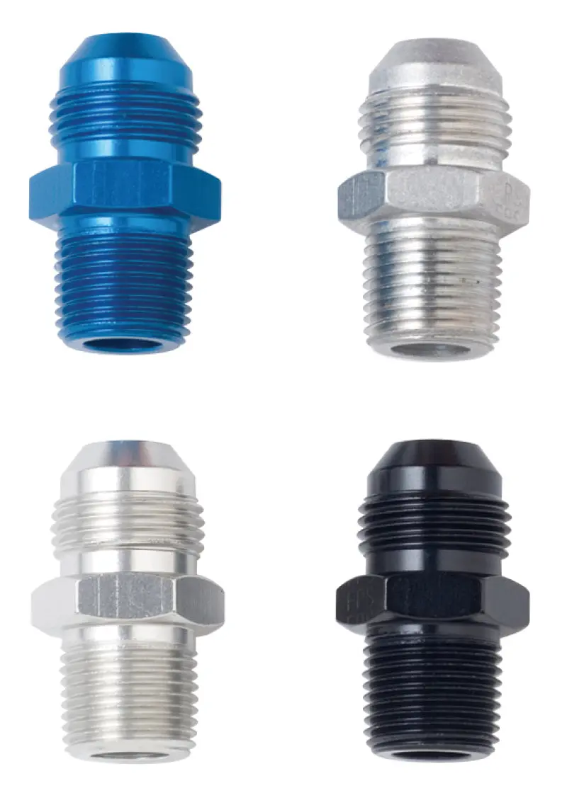 Fragola -6An X 1/8 Npt Straight Adapter - Black 1