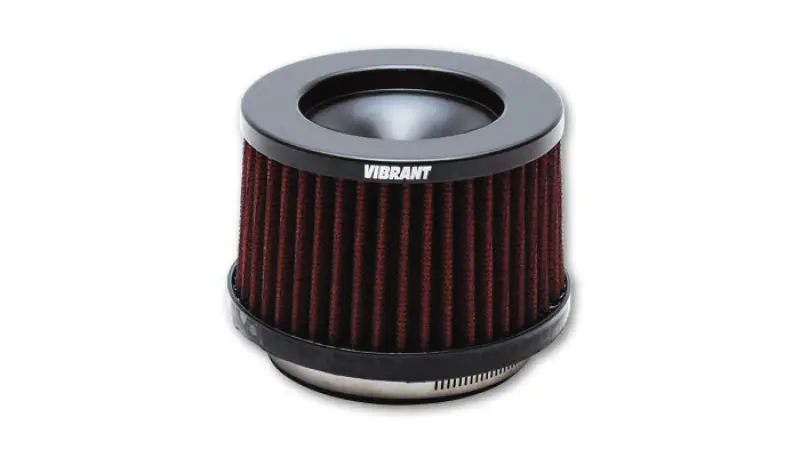 Vibrant The Classic Perf Air Filter 4.75In O.D. Cone X 3-5/8In Tall X 5In Inlet I.D. Turbo Outlets 2