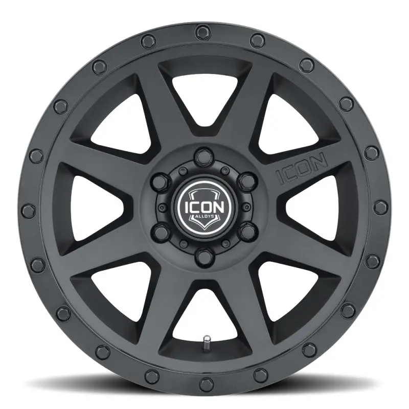 Icon Rebound 18X9 6X5.5 25Mm Offset 6In Bs 95.1Mm Bore Double Black Wheel 2