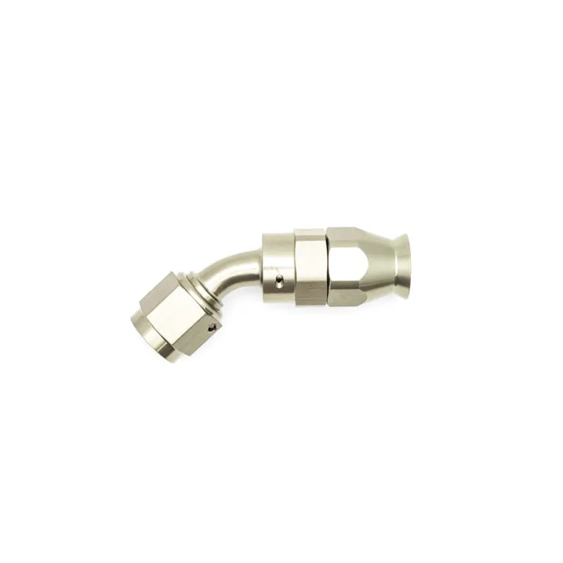 Deatschwerks 6An Female Swivel 45-Degree Hose End Ptfe (Incl. 1 Olive Insert) 2