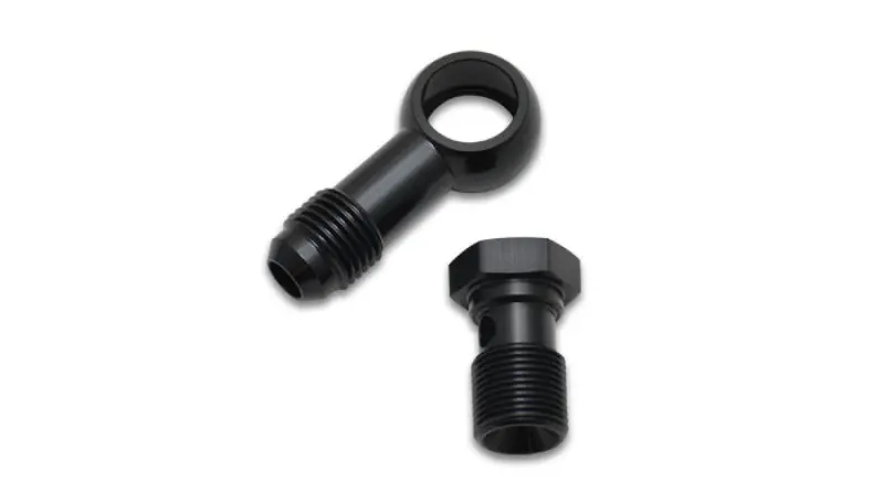 Vibrant Single -8An 7/16-20 Aluminum Male Banjo Adapter Assembly 2