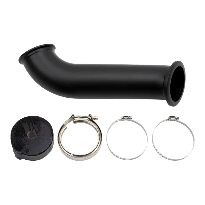 Wehrli 04.5-07 Dodge Ram Cummins 4In Down Pipe - W/High Mount S400 Turbo & 2Nd Gen Manifold 1