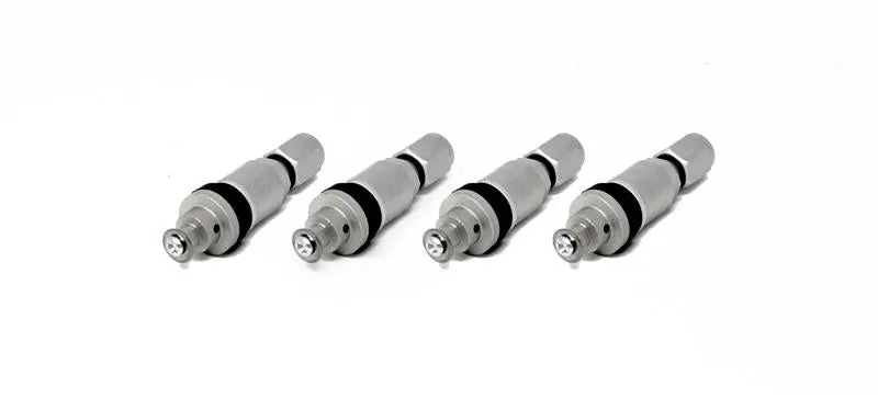 Torque Solution Billet Tpms Valve Stem Kit (Black) 2008+ Subaru Legacy Impreza Wrx / Sti 2