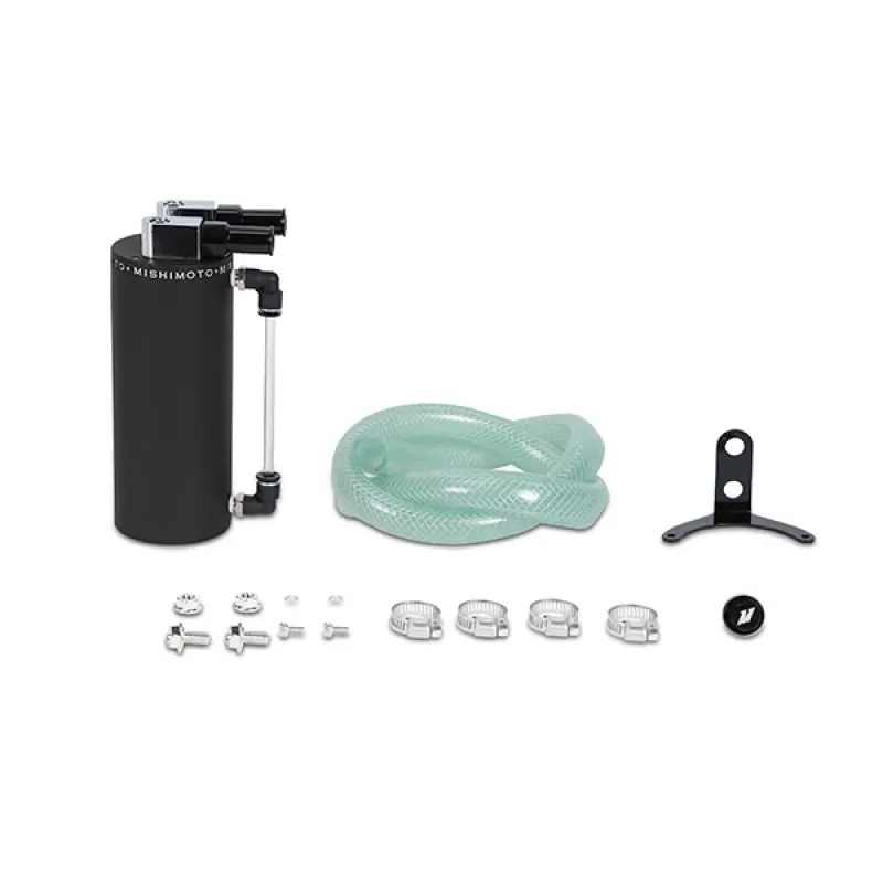 Mishimoto Small Aluminum Oil Catch Can - Wrinkle Black 2