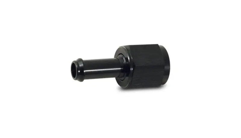 Vibrant Female -20An To 1/2In Hose Barb Straight Aluminum Adapter Fitting - Black Anodized 2