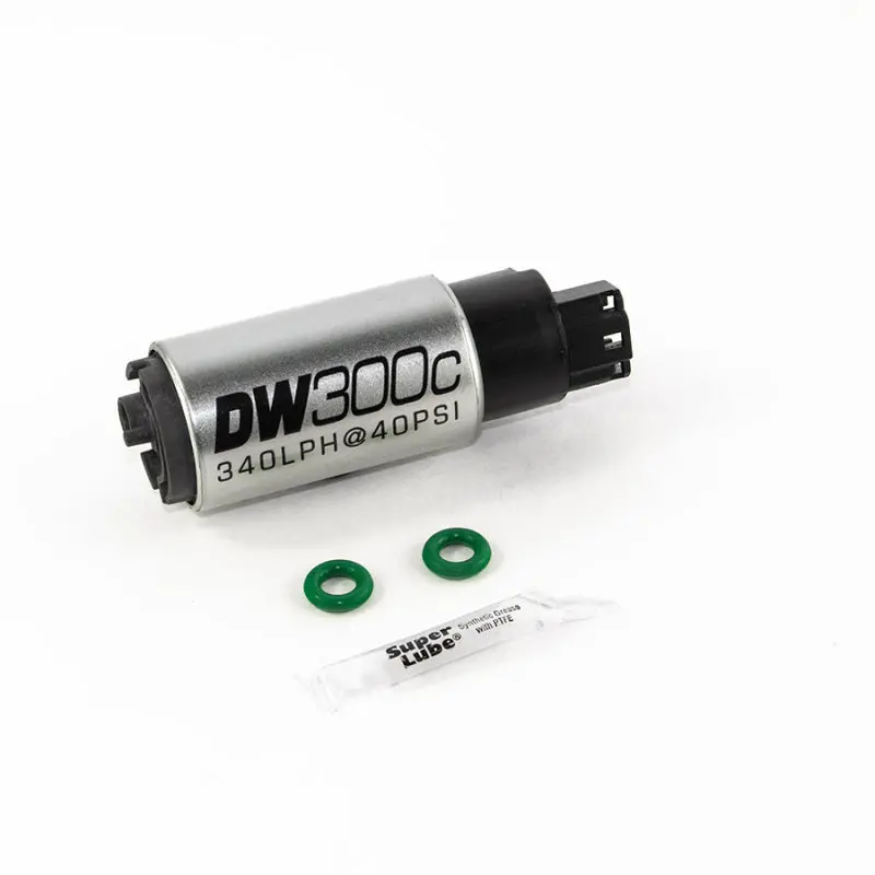 Deatschwerks 340Lph Dw300c Compact Fuel Pump W/ 02-06 Rsx Set Up Kit (W/O Mounting Clips) 2