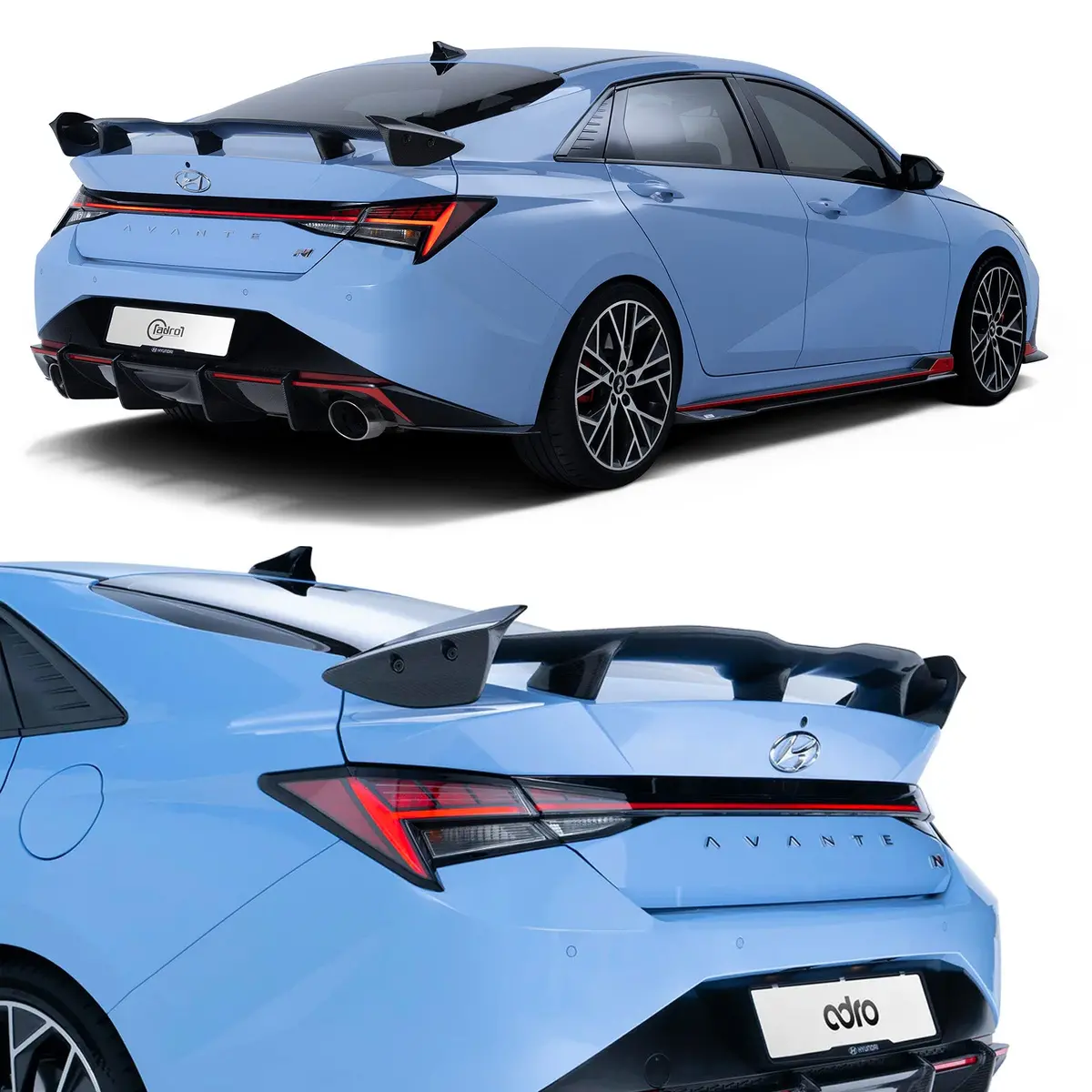 Hyundai Elantra N Carbon Fiber Spoiler - Adro 1