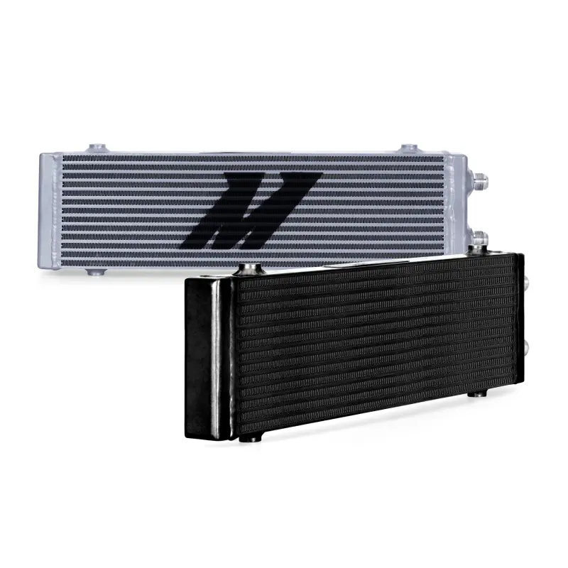 Mishimoto Universal Large Bar And Plate Dual Pass Black Oil Cooler 1
