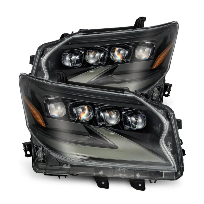 Alpharex 14-19 Lexus Gx460 (Non-Afs) Nova Led Proj Headlights Alpha Black W/Activ Light/Seq Signal 1