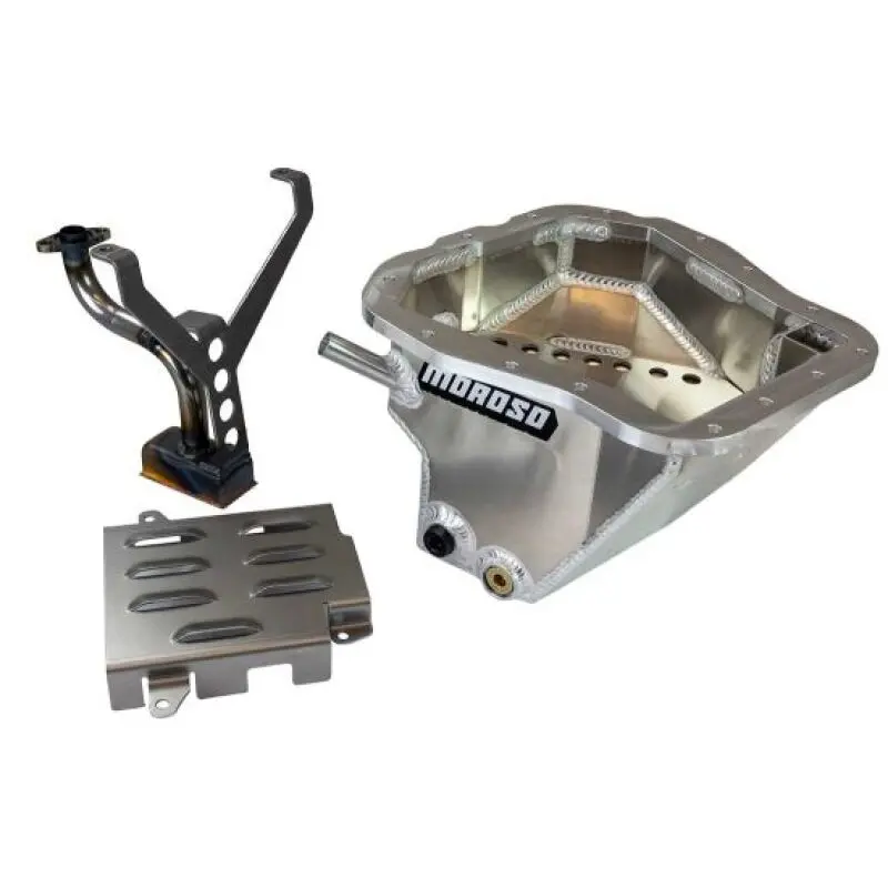 Moroso Subaru Ej20/Ej22/Ej25 Wet Sump 6Qt 6-7/8In Deep Aluminum Oil Pan W/Pickup & Windage Tray 2