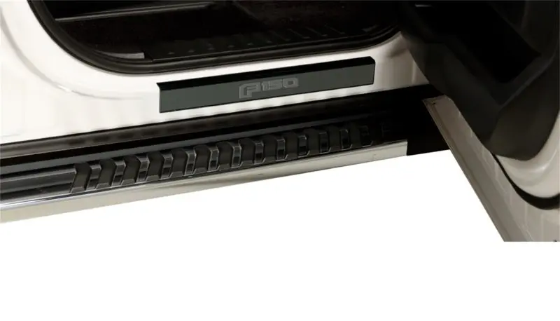 Putco 15-20 Ford F-150 - Supercrew W/ F-150 Etching (4Pcs) Black Platinum Door Sills 2