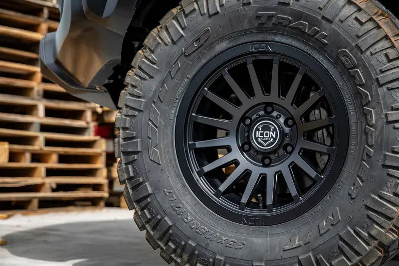 Icon Recon Slx 17X8.5 6X5.5 Bp 25Mm Offset 5.75In Bs 95.1Mm Bore Satin Black Wheel 2