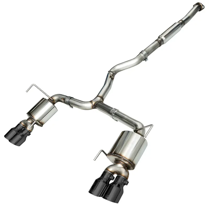 Awe Tuning 2015+ Subaru Wrx Va Sedan Touring Edition Exhaust - Diamond Black Tips (102Mm) 1