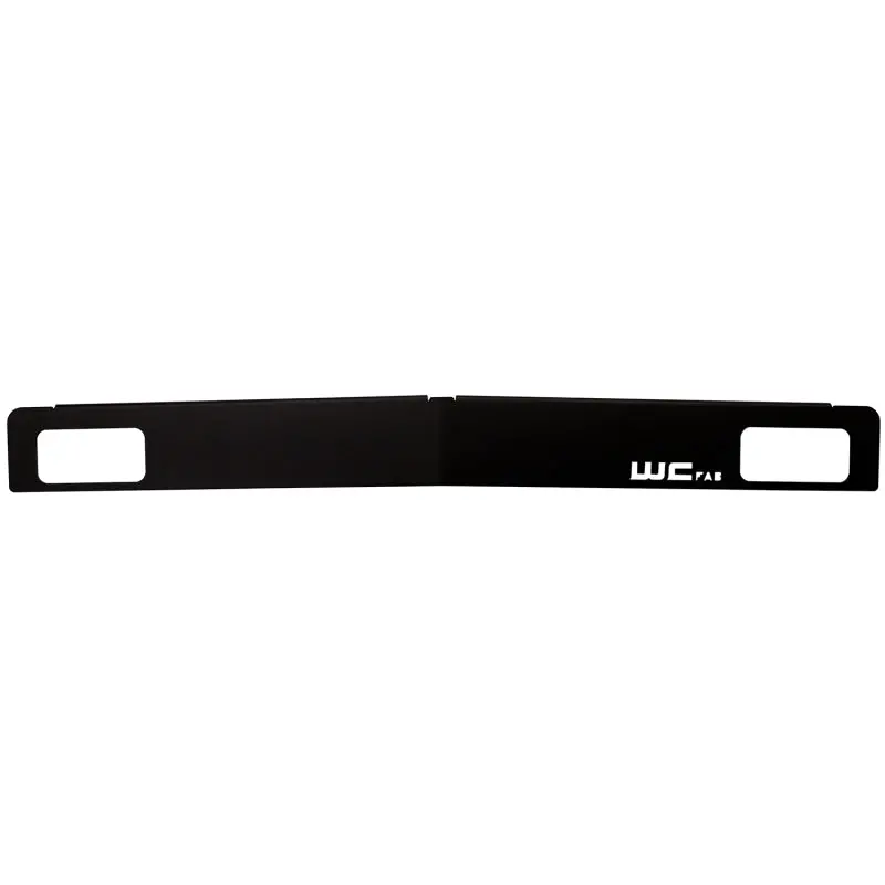 Wehrli 15-19 Chevrolet 2500/3500 Front Bumper Valance Filler Panel Kit W/Tow Hooks - Texture Black 1