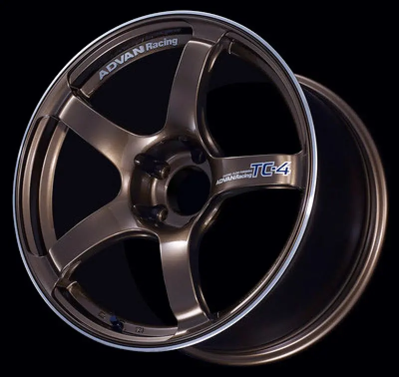 Advan Tc4 17X9.0 +45 5-114.3 Umber Bronze Metallic & Ring Wheel 1