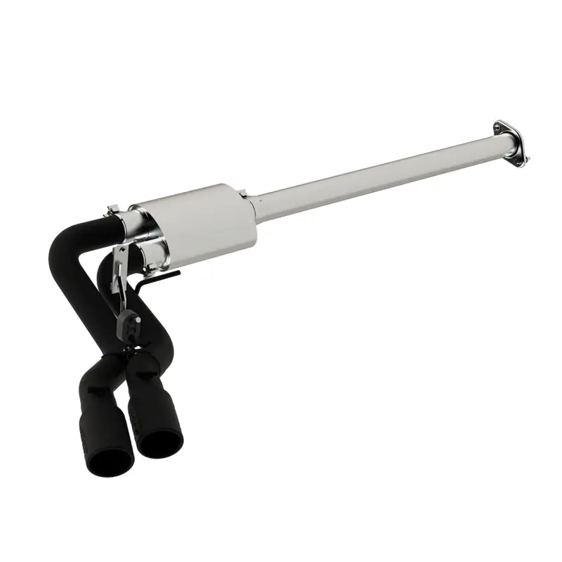 Mbrp 15-16 Ford F-150 2.7L/3.5L/5.0L 3In Cat Back Single Side Pre-Axle Dual Exit Black Coated 2