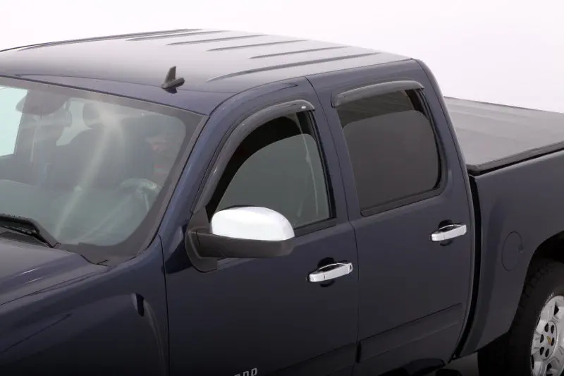 Avs 07-13 Chevy Avalanche Ventvisor Outside Mount Window Deflectors 4Pc - Smoke 2