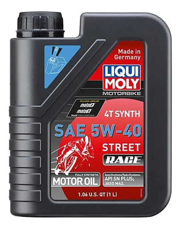 Liqui Moly 1L Motorbike 4T Synth 5W40 Street Race 2