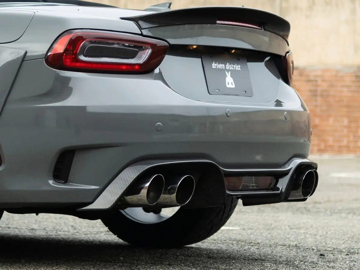 Three Hundred Abarth 124 Spider Carbon Fiber Rear Diffuser 1